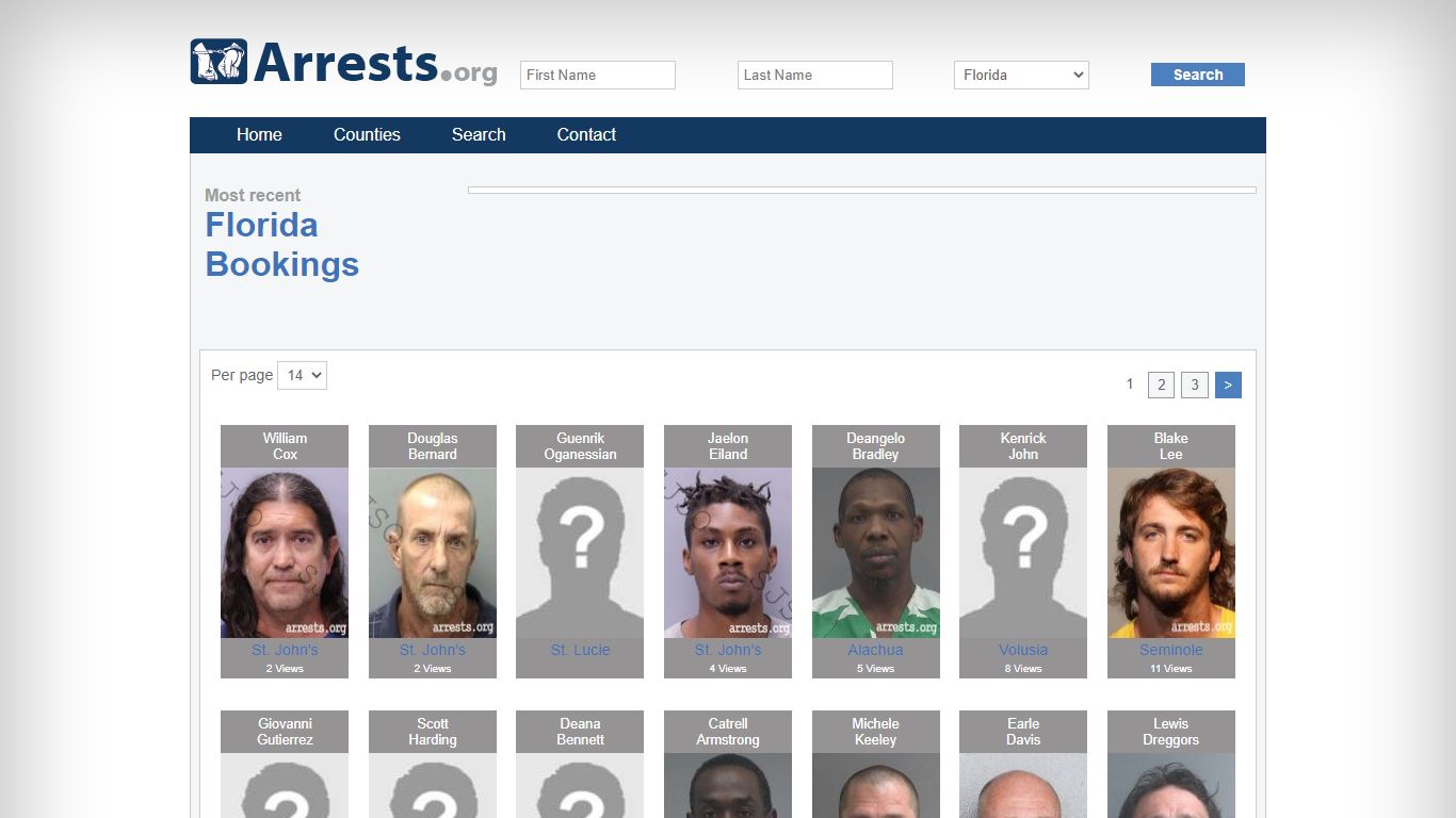 Florida Arrests and Inmate Search